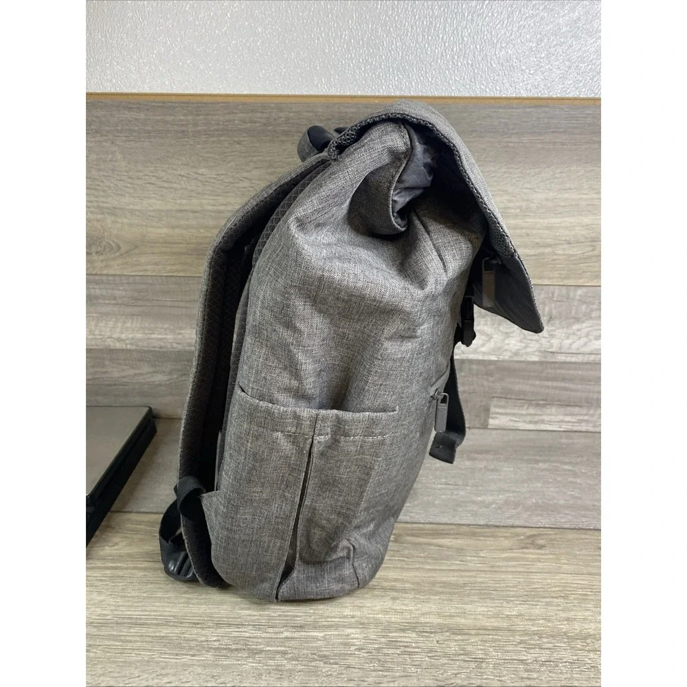 Made By Design Adult Unisex Draw Top Pockets Flat Backpack 17
